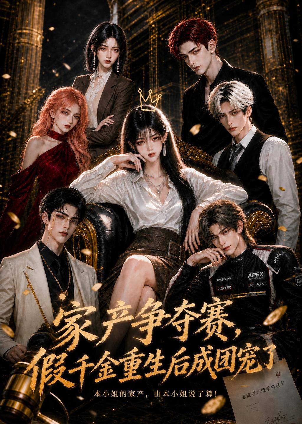 家产争夺赛，假千金重生后成团宠了(全集)