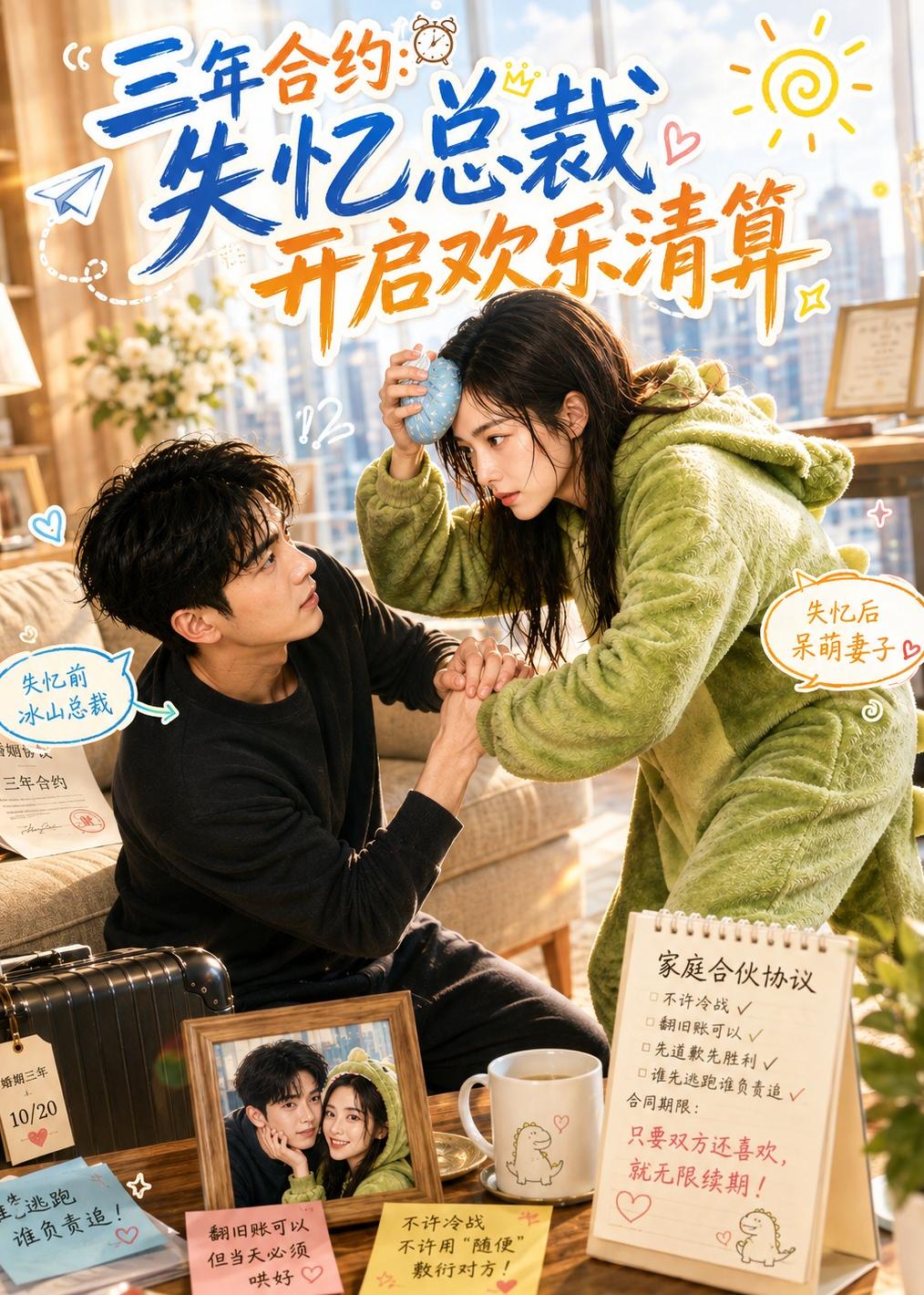 三年合约：失忆总裁开启欢乐清算(全集)